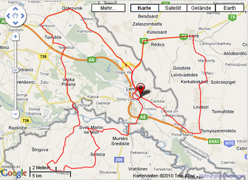 Strecke Lendava